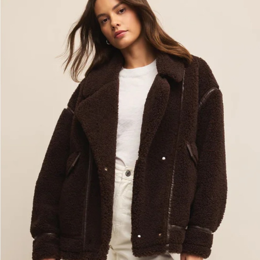Z SUPPLY Ari Sherpa Moto Jacket